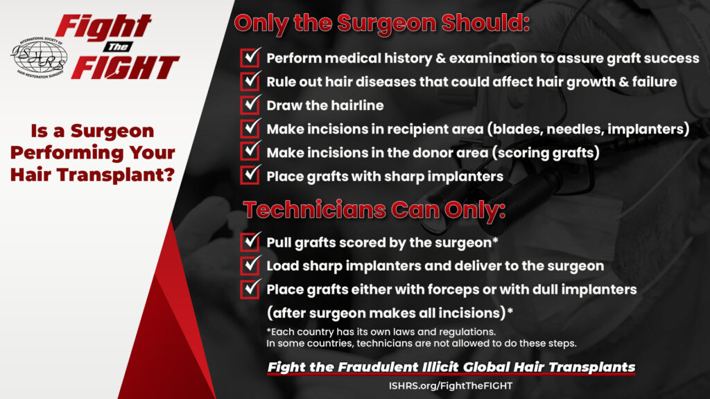 Schritte, die ein Arzt bei einer Haartransplantation unternehmen sollte 1
